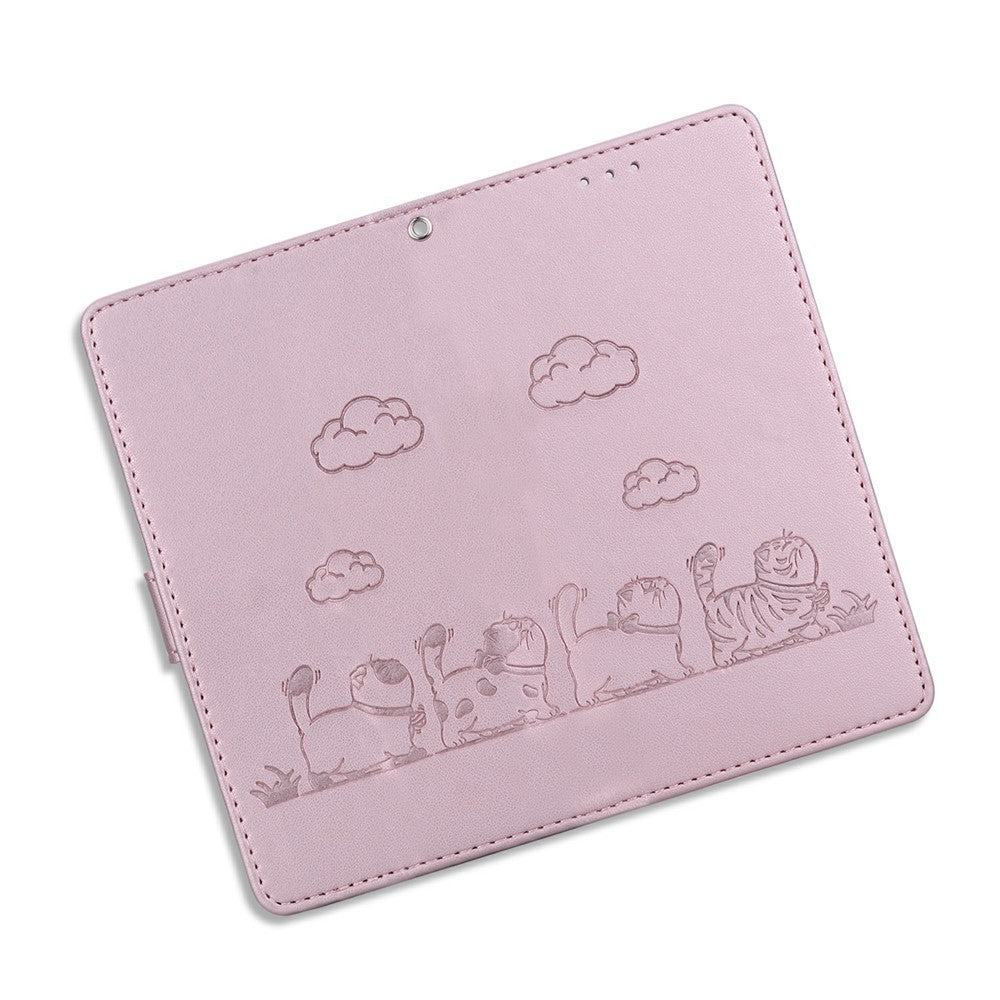 For Xiaomi Poco X7 Pro 5G  /  Redmi Turbo 4 5G Case RFID Blocking Kitten Pattern TPU + PU Leather Phone Cover
