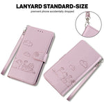 For Xiaomi Poco X7 Pro 5G  /  Redmi Turbo 4 5G Case RFID Blocking Kitten Pattern TPU + PU Leather Phone Cover