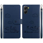 For Xiaomi Poco X7 Pro 5G  /  Redmi Turbo 4 5G Case RFID Blocking Kitten Pattern TPU + PU Leather Phone Cover