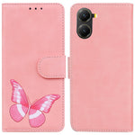 For Xiaomi Poco X7 Pro 5G  /  Redmi Turbo 4 5G Stand Case PU Leather Phone Cover Butterfly Printed