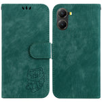 For Xiaomi Poco X7 Pro 5G  /  Redmi Turbo 4 5G Wallet Case Tiger Imprint Leather Shockproof Phone Cover