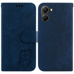 For Xiaomi Poco X7 Pro 5G  /  Redmi Turbo 4 5G Wallet Case Tiger Imprint Leather Shockproof Phone Cover