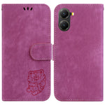 For Xiaomi Poco X7 Pro 5G  /  Redmi Turbo 4 5G Wallet Case Tiger Imprint Leather Shockproof Phone Cover