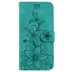 For Xiaomi Poco X7 Pro 5G  /  Redmi Turbo 4 5G Case Lily Flower Imprint Leather Phone Cover with Stand
