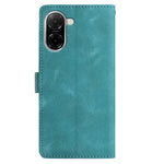 For Xiaomi Redmi A5 NFC (EU) (173.45mm) Case Imprinted Feather PU Leather Wallet Phone Cover with Wrist Strap