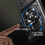 Xiaomi Redmi K80 5G / Poco F7 Pro 5G Magnetiskt Skal Roterande Stativ TPU + PC mobilskal