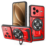 Xiaomi Redmi K80 5G / Poco F7 Pro 5G Magnetiskt Skal Roterande Stativ TPU + PC mobilskal