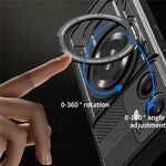 Oppo Reno13 F 5G (Reno 13 FS 5G) / 4G Magnetiskt Skal Roterande Stativ TPU + PC mobilskal