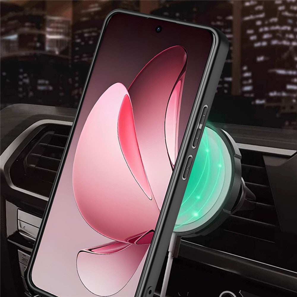 For Oppo Reno13 5G (Global) Magnetic Case Rotating Kickstand TPU + PC Phone Cover