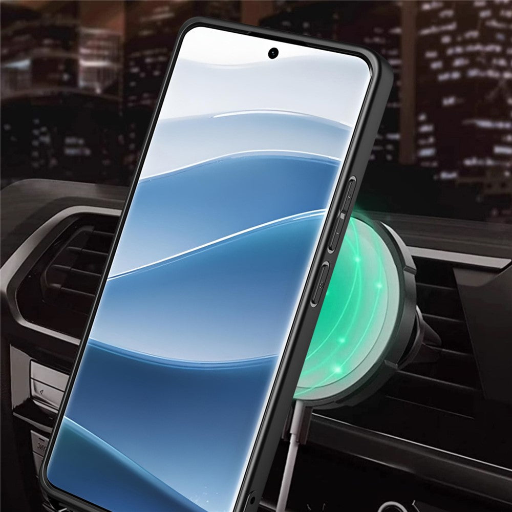 For Xiaomi Redmi Note 14 Pro 4G Magnetic Case Rotating Kickstand TPU + PC Phone Cover