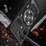 For Xiaomi Redmi Note 13 Pro 4G / Poco M6 Pro 4G Magnetic Case Rotating Kickstand TPU + PC Phone Cover