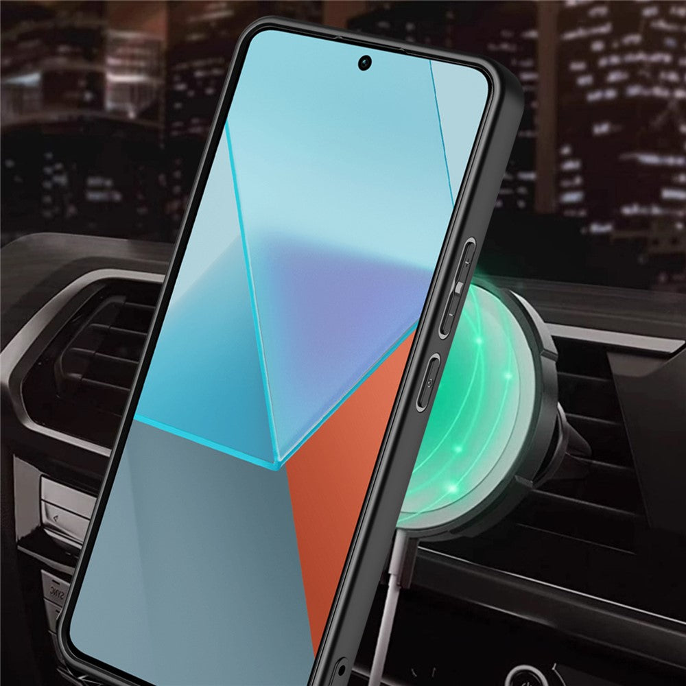 For Xiaomi Redmi Note 13 Pro 4G / Poco M6 Pro 4G Magnetic Case Rotating Kickstand TPU + PC Phone Cover