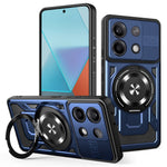 For Xiaomi Redmi Note 13 Pro 4G / Poco M6 Pro 4G Magnetic Case Rotating Kickstand TPU + PC Phone Cover