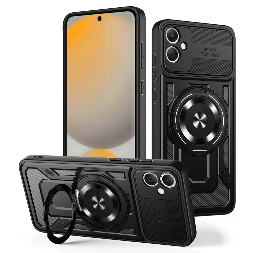 Samsung Galaxy A05 4G Magnetiskt Skal Roterande Stativ TPU + PC mobilskal