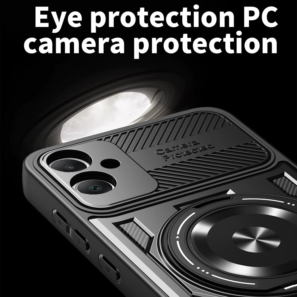 Samsung Galaxy A05 4G Magnetiskt Skal Roterande Stativ TPU + PC mobilskal