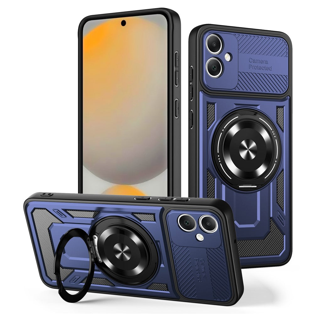 Samsung Galaxy A05 4G Magnetiskt Skal Roterande Stativ TPU + PC mobilskal