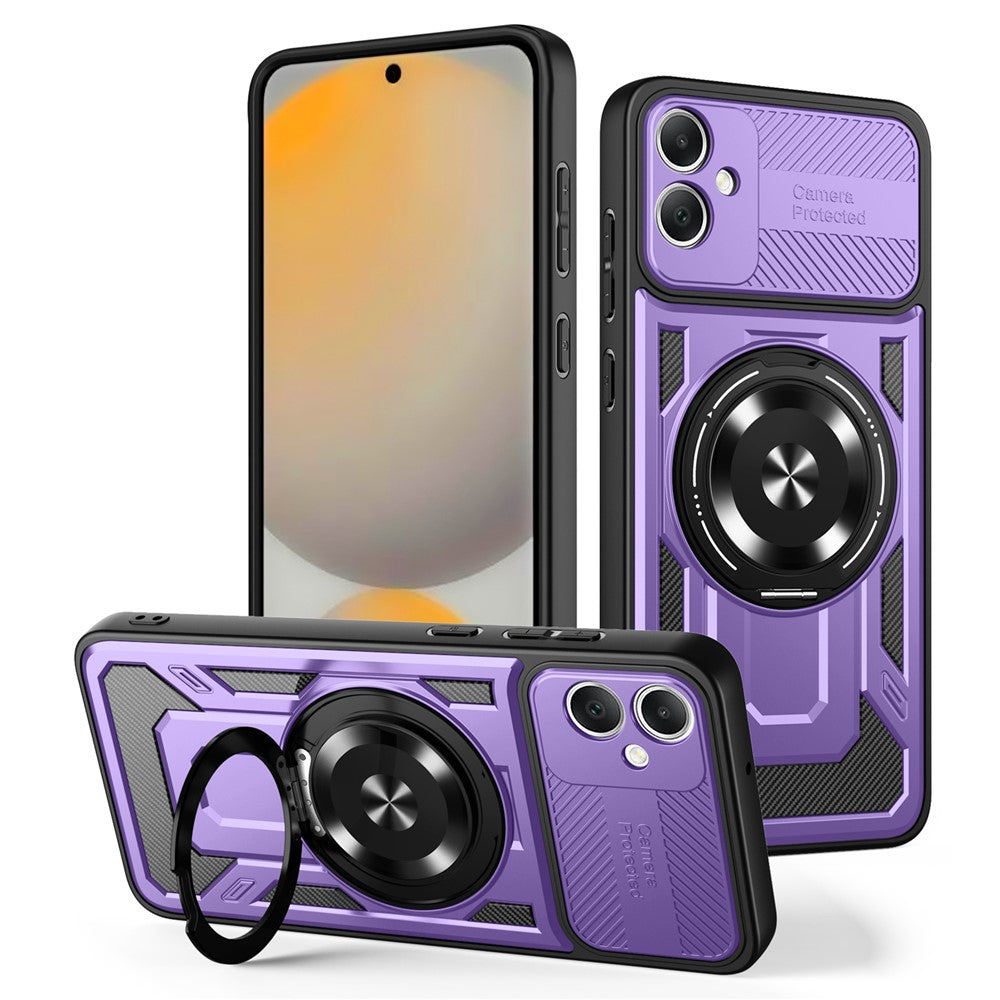 Samsung Galaxy A05 4G Magnetiskt Skal Roterande Stativ TPU + PC mobilskal