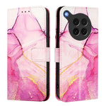 For Oppo Find X8s 5G Case with Strap Marble Pattern Leather Phone Cover Card Holder