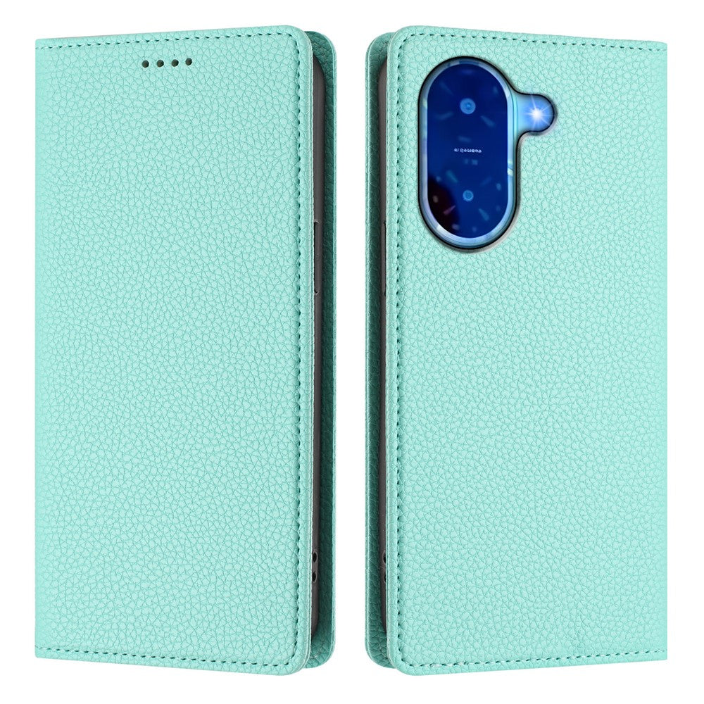 For Xiaomi Redmi A5 NFC (EU) (173.45mm) Wallet Case RFID Blocking Litchi Texture Leather Mobile Cover