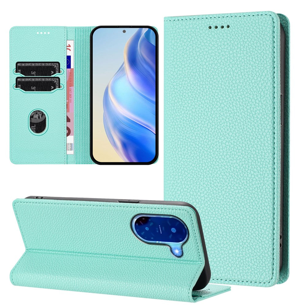 For Xiaomi Redmi A5 NFC (EU) (173.45mm) Wallet Case RFID Blocking Litchi Texture Leather Mobile Cover