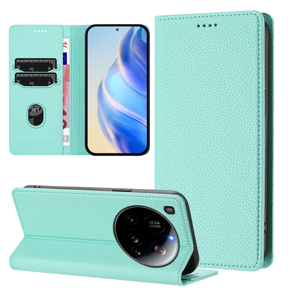 For Xiaomi 15 Ultra Wallet Case RFID Blocking Litchi Texture Leather Mobile Cover