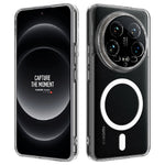 For Xiaomi 14 Ultra Clear Phone Magnetic Case TPU+Acrylic Back Cover