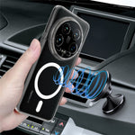 For Xiaomi 14 Ultra Clear Phone Magnetic Case TPU+Acrylic Back Cover