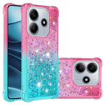 For Xiaomi Redmi Note 14 4G (163.25mm) TPU Case Gradient Quicksand Phone Back Cover