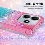 For Xiaomi Redmi Note 14 4G (163.25mm) TPU Case Gradient Quicksand Phone Back Cover