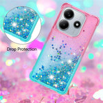 For Xiaomi Redmi Note 14 4G (163.25mm) TPU Case Gradient Quicksand Phone Back Cover