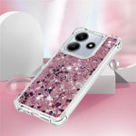 For Xiaomi Redmi Note 14 4G (163.25mm) TPU Case Glitter Quicksand Shockproof Phone Back Cover