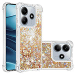 For Xiaomi Redmi Note 14 4G (163.25mm) TPU Case Glitter Quicksand Shockproof Phone Back Cover