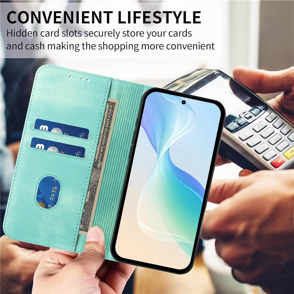 For Oppo K13 5G Wallet Cases Retro Texture RFID Blocking Leather Phone Cover