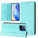 For Honor X60 GT 5G Leather Case RINACASIS RC01 Phone Cover with RFID Blocking Wallet Stand