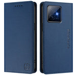 For Honor X60 GT 5G Leather Case RINACASIS RC01 Phone Cover with RFID Blocking Wallet Stand