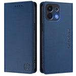 For Oppo K13 5G Leather Case RINACASIS RC01 Phone Cover with RFID Blocking Wallet Stand