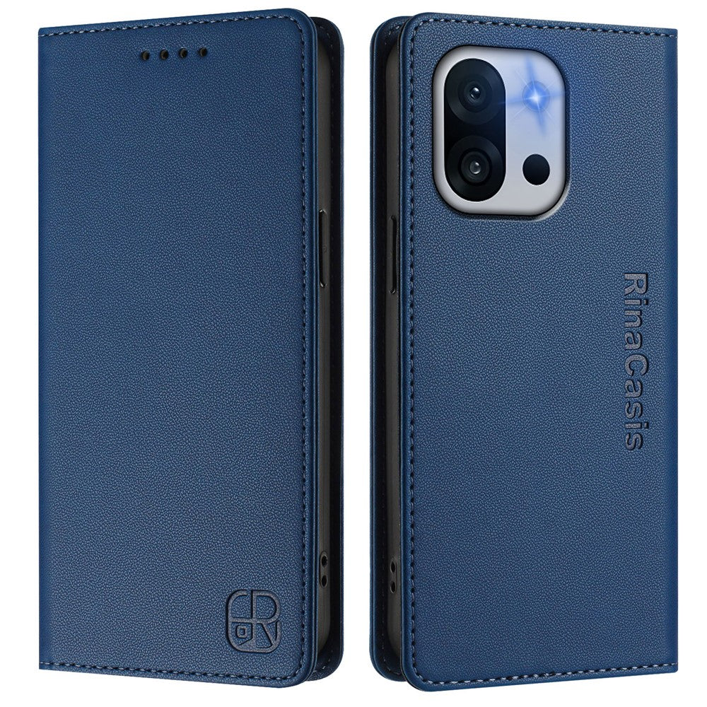 Läderfodral för OnePlus 13T 5G, RINACASIS RC01, mobilfodral med RFID-blockerande plånboksställ