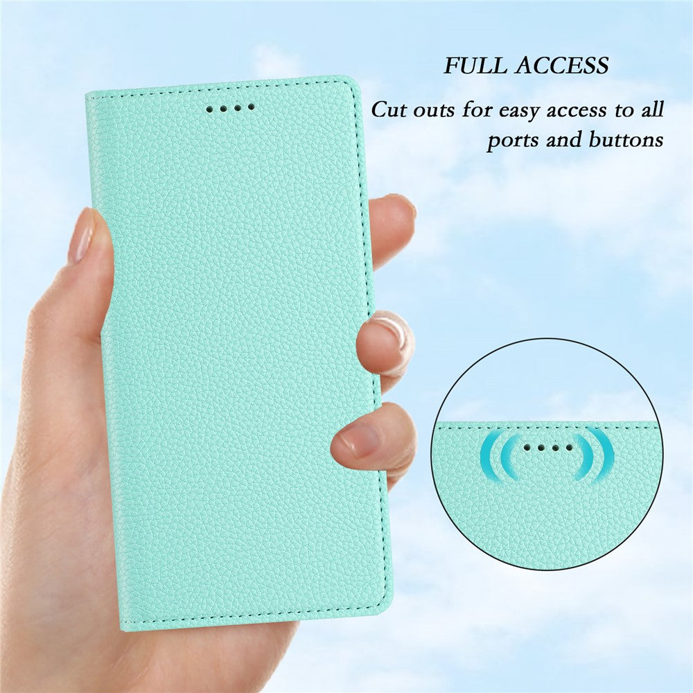 For Honor X60 GT 5G Wallet Case RFID Blocking Litchi Texture Leather Mobile Cover