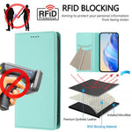 For Honor X60 GT 5G Wallet Case RFID Blocking Litchi Texture Leather Mobile Cover
