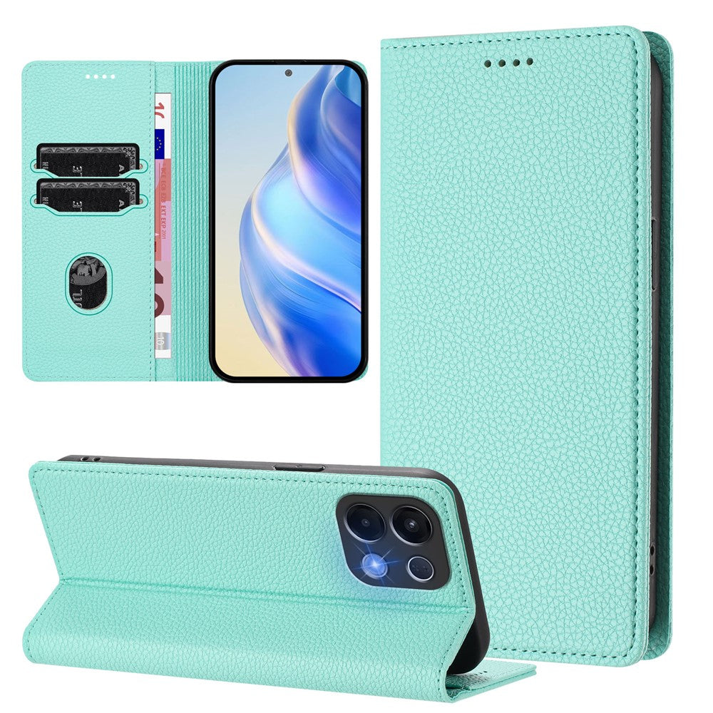 For Oppo K13 5G Wallet Case RFID Blocking Litchi Texture Leather Mobile Cover