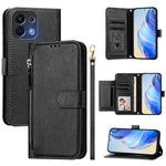 For Oppo K13 5G Case Zipper Pocket Multiple Card Slots Leather Phone Cover
