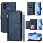 For Oppo K13 5G Case Zipper Pocket Multiple Card Slots Leather Phone Cover