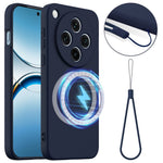 For Oppo Find X8 5G Magnetic Case Anti-Drop Liquid Silicone Phone Cover