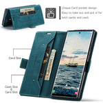 AUTSPACE For Samsung Galaxy S25 Ultra Wallet Case  A01 Leather Stand Cover with RFID Blocking Card Holder