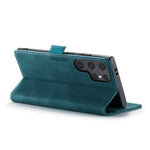 AUTSPACE For Samsung Galaxy S25 Ultra Wallet Case  A01 Leather Stand Cover with RFID Blocking Card Holder