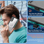 REDPEPPER A Series For Samsung Galaxy S25 Edge Case IP68 Waterproof Phone Cover Magnetic Case