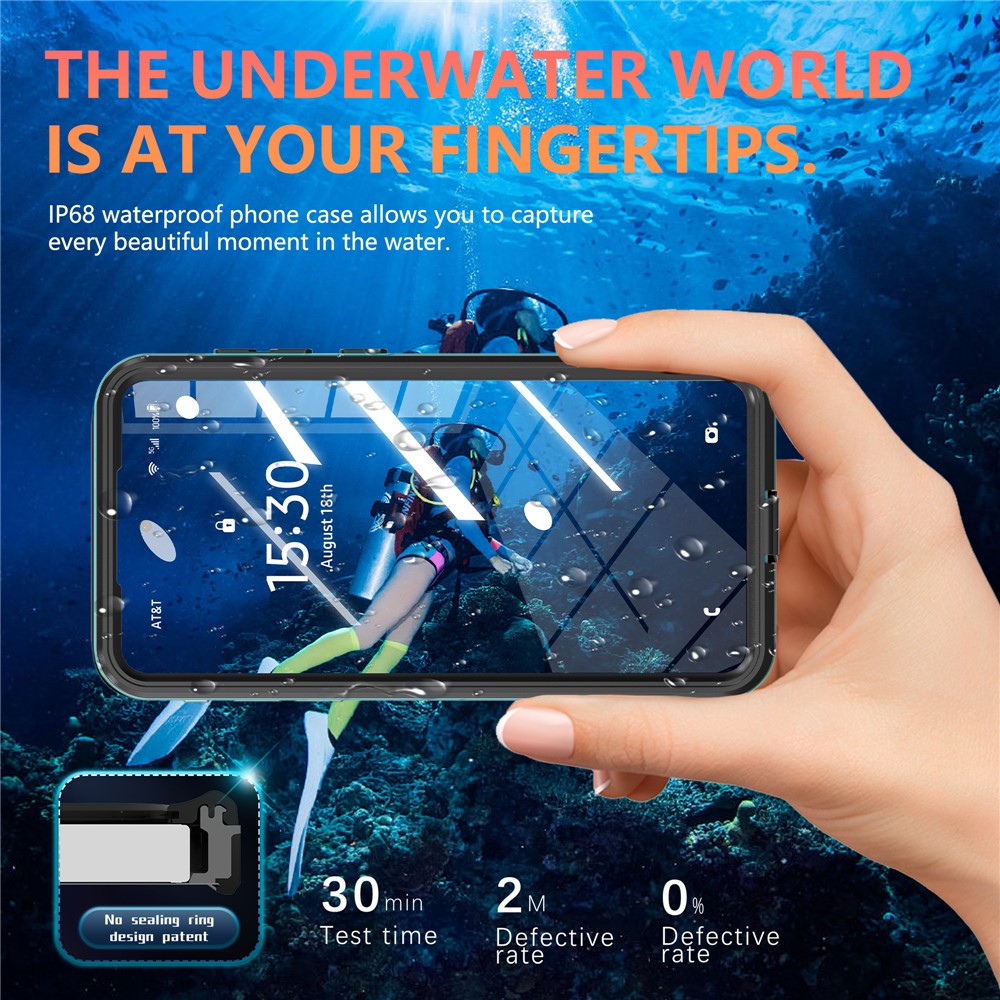 REDPEPPER A Series For Samsung Galaxy S25 Edge Case IP68 Waterproof Phone Cover Magnetic Case