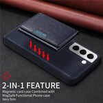 BETOPNICE magnetisk lædercover til Samsung Galaxy S22 5G med stativ og aftagelig kortholder