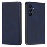 Til Samsung Galaxy A06s Etui Pung Kalvetekstur Læder Telefoncover med Skjult Magnetisk Lukning