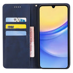Til Samsung Galaxy A06s Etui Pung Kalvetekstur Læder Telefoncover med Skjult Magnetisk Lukning